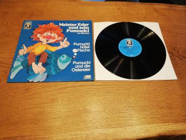 Meister Eder und sein Pumuckl  hütet Fische/ und die Ostereier EMI Columbia 1C 048-29796 Deutsche Pressung VG+/VG+